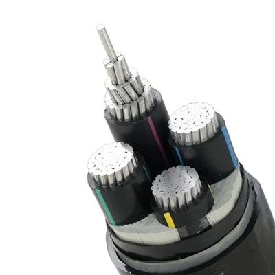 YJLHV22 4 কোর 240mm² অ্যালুমিনিয়াম কোর XLPE স্টিল টেপ সাঁজোয়া পিভিসি শিথ পাওয়ার ইন্ডাস্ট্রিয়াল