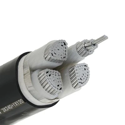 YJLV 0.6/1KV আউটডোর ইউজ এলভি অ্যালুমিনিয়াম XLPE কেবল UV প্রতিরোধী সাঁজোয়া